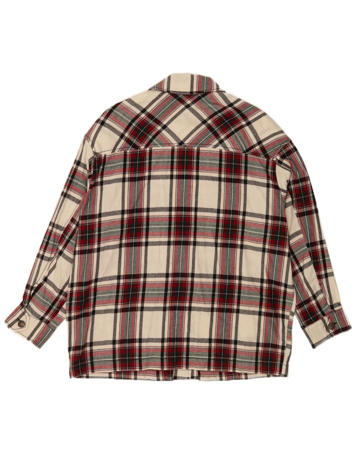 Giacca utility oversize da donna Zara UK 10 piccoli quadri multicolori