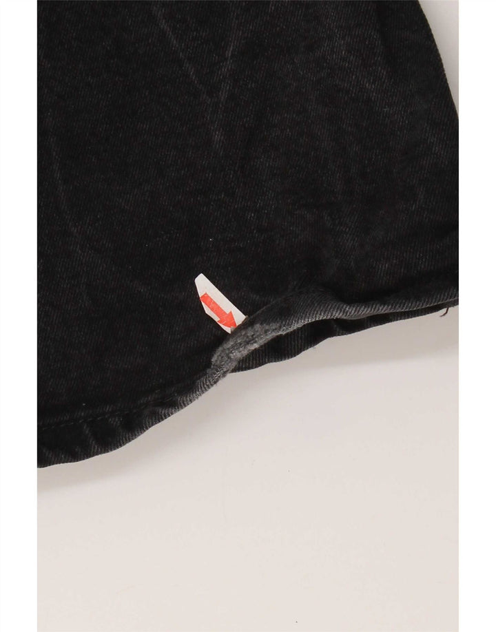 Jeans svasati da donna Zara EU 34 2XS W24 L30 cotone nero