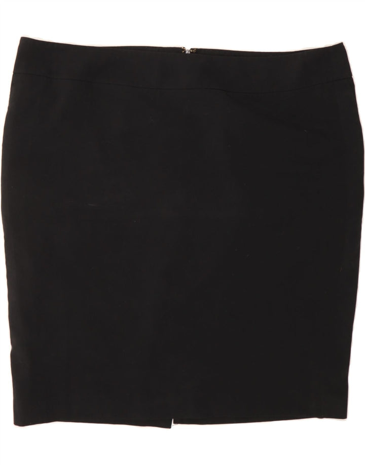 MOSSIMO Womens Pencil Skirt US 24 4XL W48 Black Polyester Vintage Mossimo and Second-Hand Mossimo from Messina Hembry 