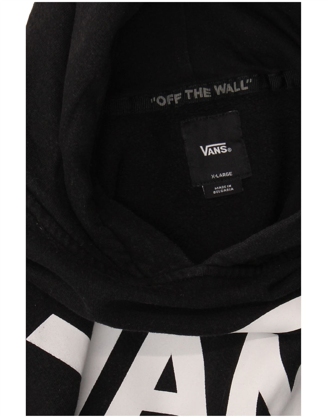 Felpa con cappuccio grafica da donna VANS UK 18 XL Nera