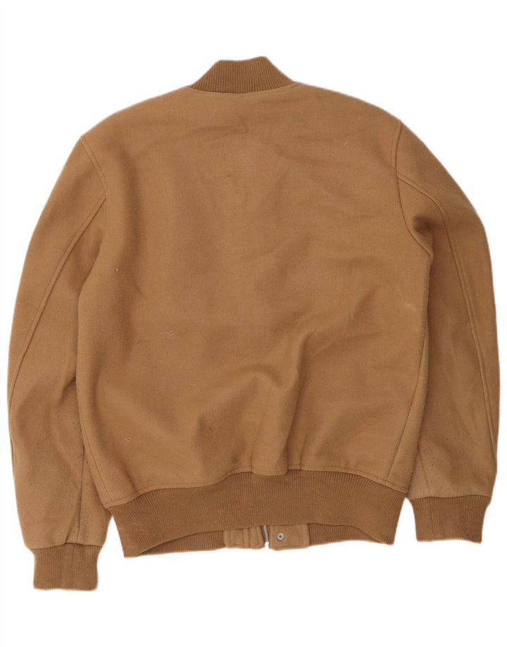Giubbotto bomber da uomo Zara UK 38 Poliestere marrone medio