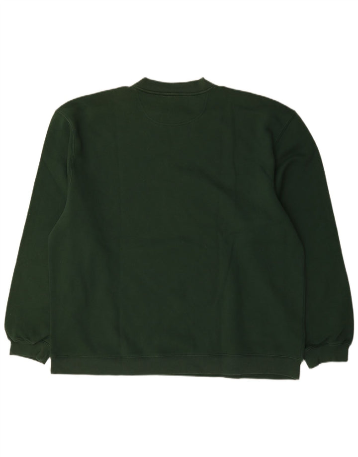 Felpa grafica da uomo Reebok maglione 2XL cotone verde