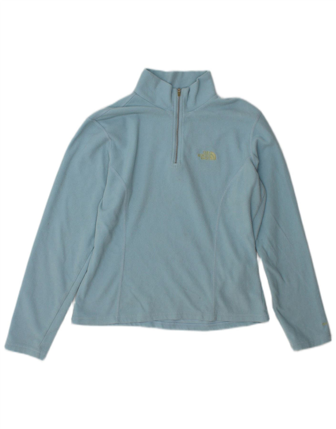Maglione in pile da donna con collo con zip The North Face UK 10 piccolo poliestere blu