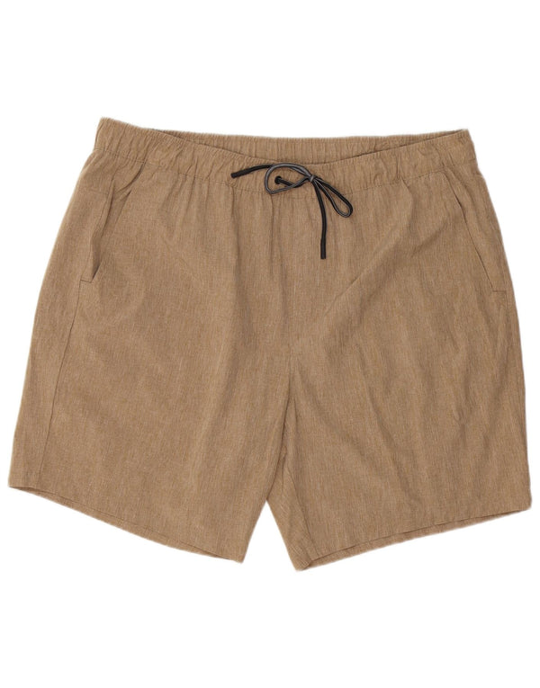 Pantaloncini chino da uomo Eddie Bauer 2XL W42 poliestere beige