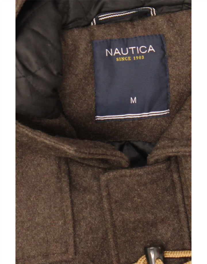 Montgomery con cappuccio da uomo Nautica UK 38 Lana marrone medio