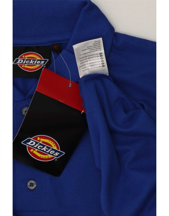 Polo da uomo Dickies XL blu in poliestere