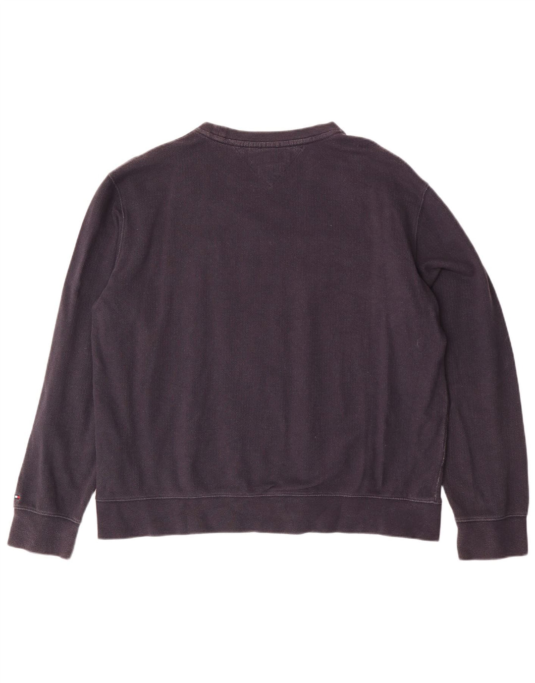 TOMMY HILFIGER Felpa grafica da uomo Maglione 2XL Cotone blu navy