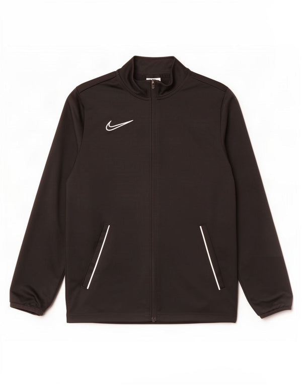 Giacca da tuta da ragazzo Nike Dri Fit Top Jacket 12-13 anni Large Nero Poliestere
