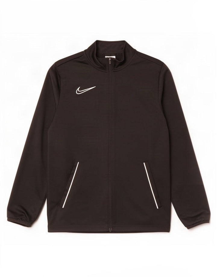 Giacca da tuta da ragazzo Nike Dri Fit Top Jacket 12-13 anni Large Nero Poliestere