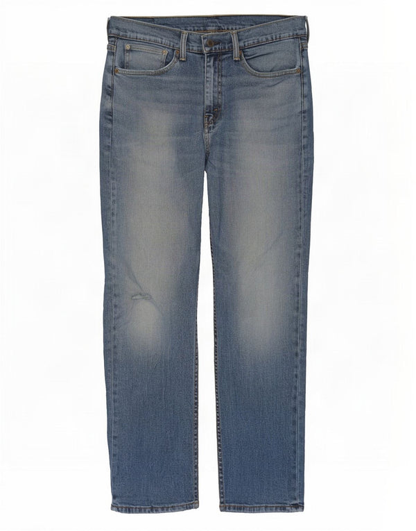 Jeans dritti da uomo Levi's W34 L32 in cotone blu