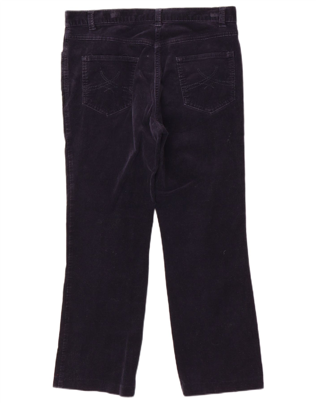 Pantaloni corti da donna Marks & Spencer Bootcut UK 12 Medium W32 L25 Navy B