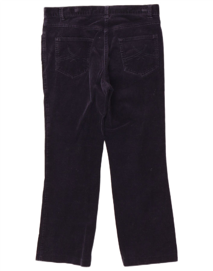 Pantaloni corti da donna Marks & Spencer Bootcut UK 12 Medium W32 L25 Navy B