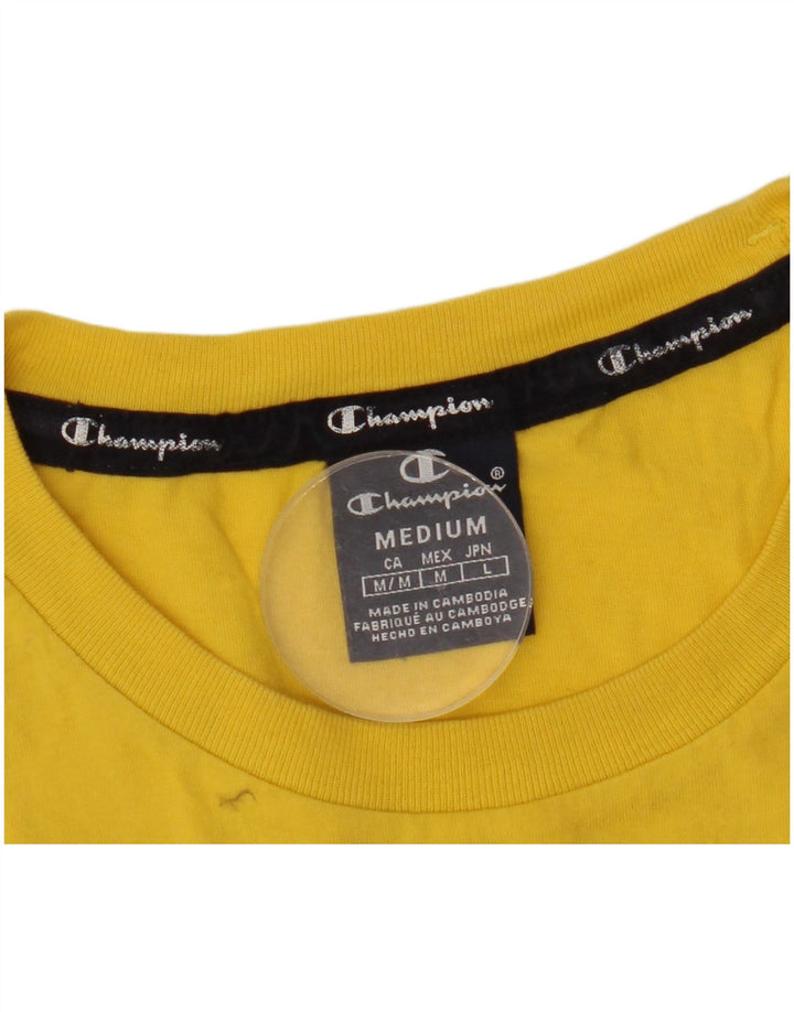 T-shirt grafica da uomo Champion Top color block nero medio