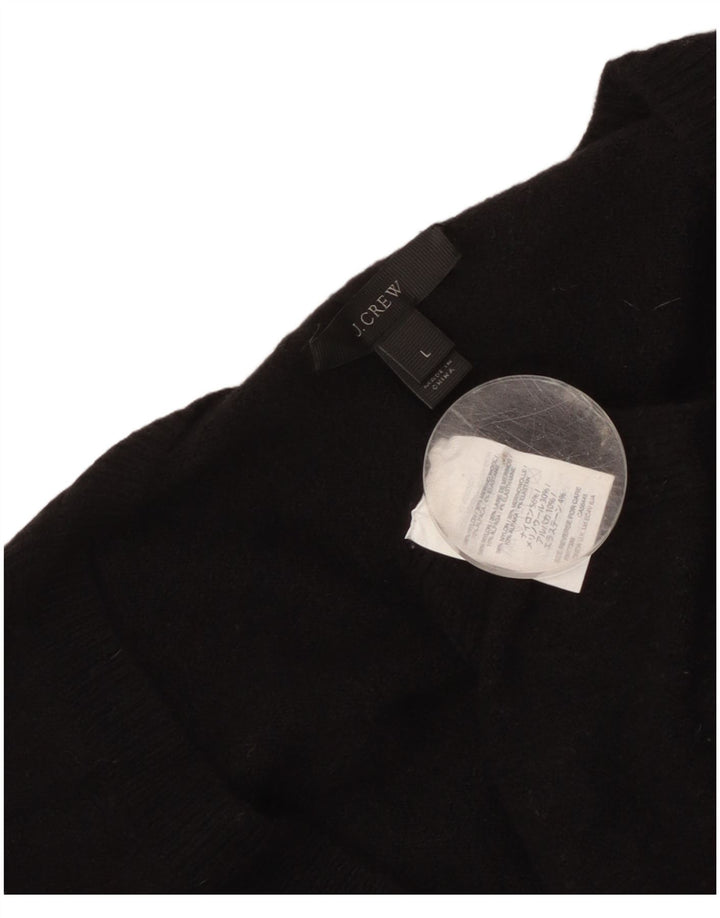 Maglione maglione con scollo a V da donna J. Crew UK 16 grande nylon nero