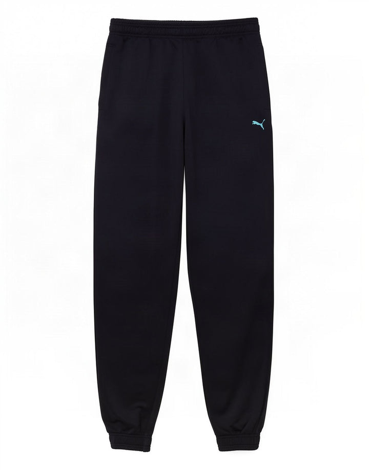 Pantaloni da tuta da ragazzo Puma Joggers 15-16 anni in poliestere blu navy