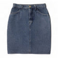 Gonna di jeans da donna Iber W28 Blu medio