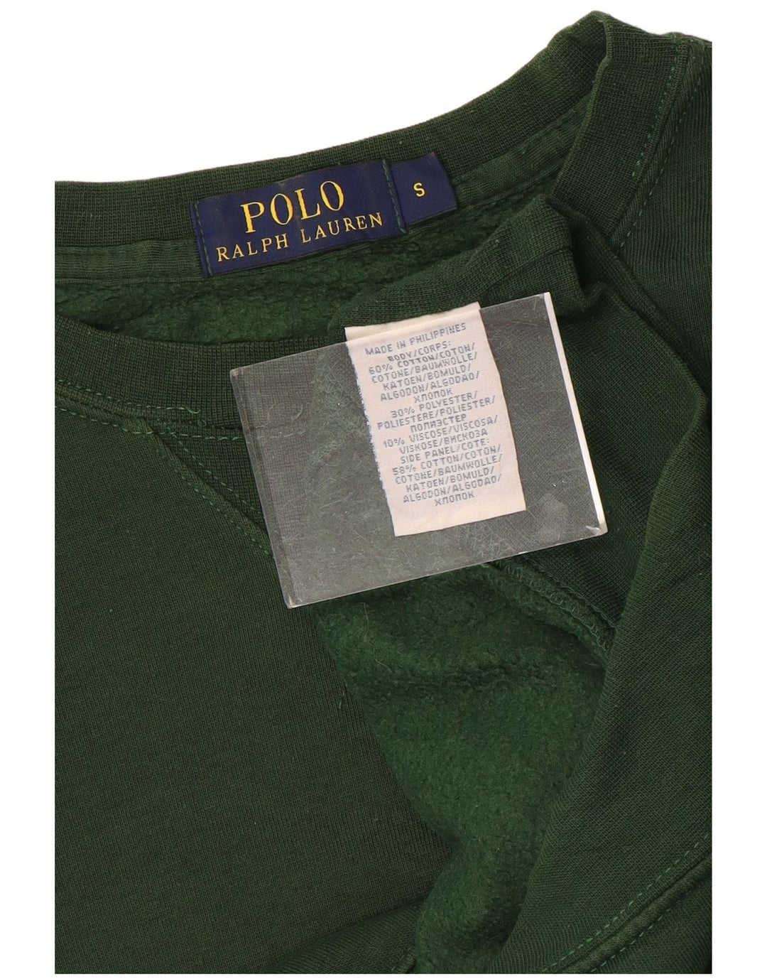 Polo Ralph Lauren Felpa da uomo Maglione piccolo in cotone verde