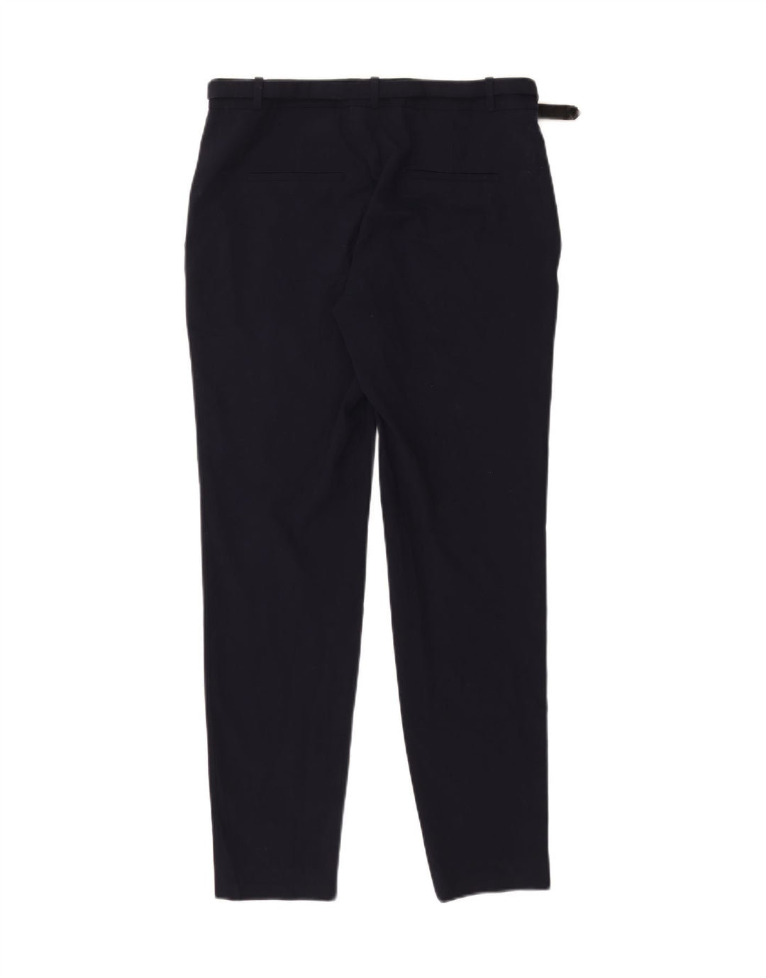 Pantaloni chino slim da donna Zara medi W28 L31 poliestere blu navy