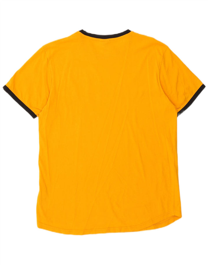 T-shirt grafica da uomo Ellesse Top Large in cotone arancione
