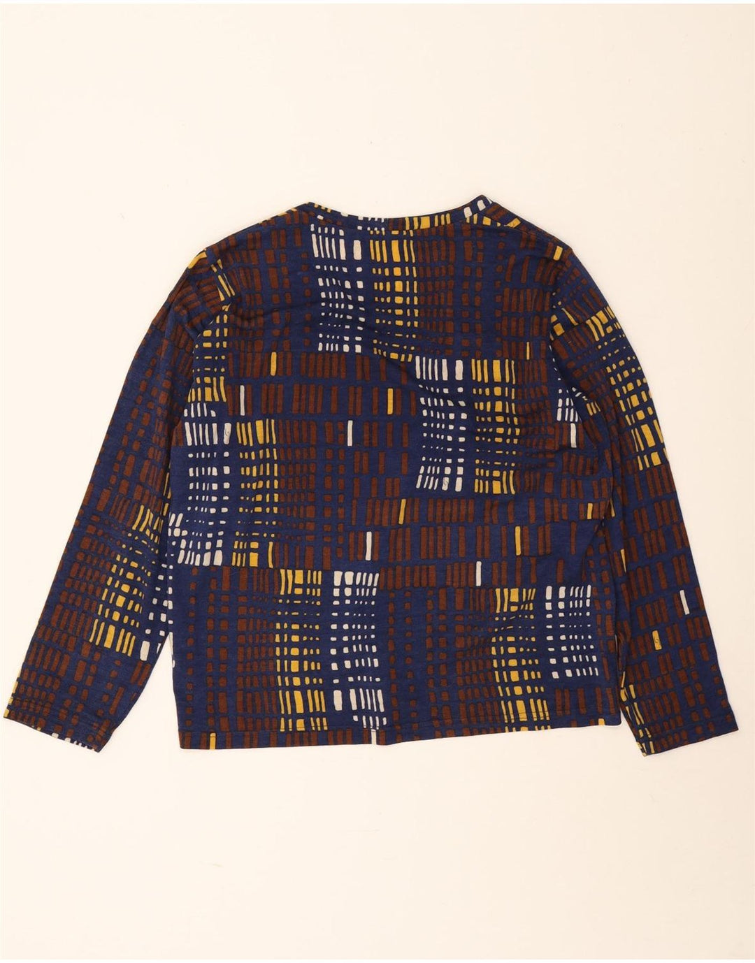 Liola Set 2 pezzi da donna IT 50 XL Lana geometrica blu navy