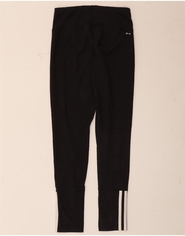 Leggings Adidas Climalite da donna UK 8/10 Piccolo cotone nero