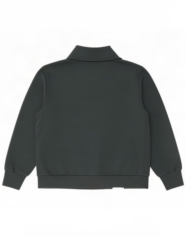 Felpa da uomo Nike Dri Fit con collo a polo, maglione grande, cotone verde