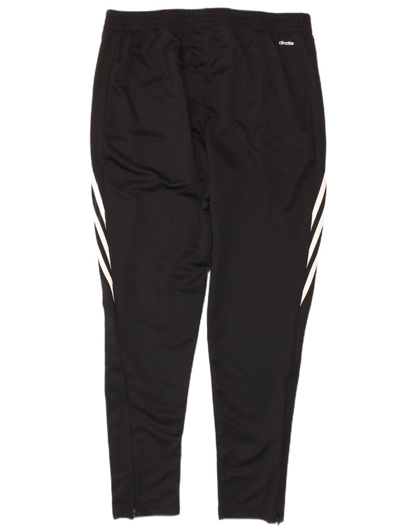 Pantaloni da tuta Adidas Climalite da uomo grandi in poliestere nero