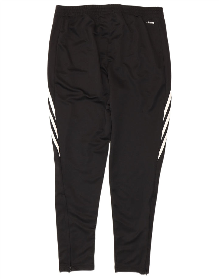 Pantaloni da tuta Adidas Climalite da uomo grandi in poliestere nero