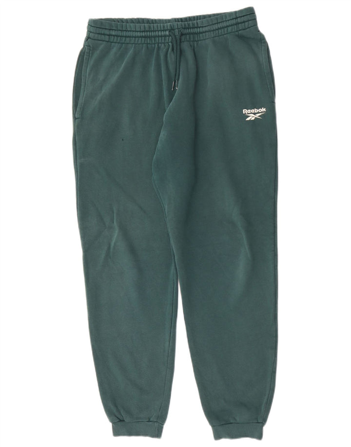 Pantaloni da tuta da uomo Reebok Joggers in cotone verde medio