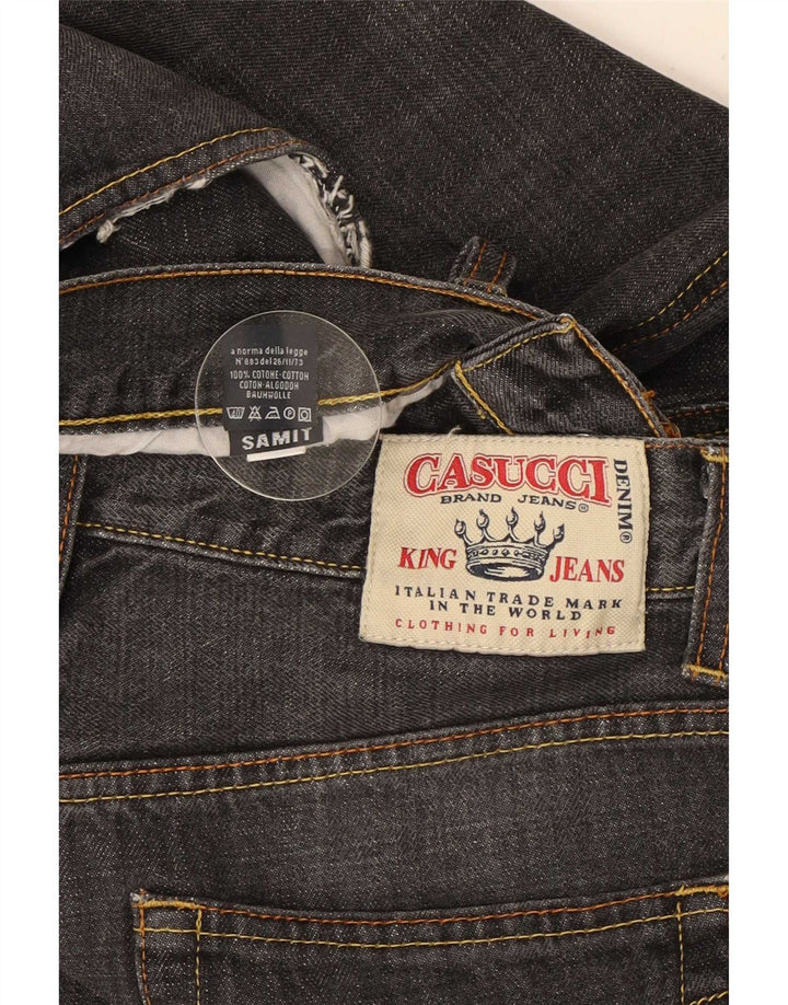 Jeans dritti da uomo Casucci IT 46 Small W32 L31 Cotone nero