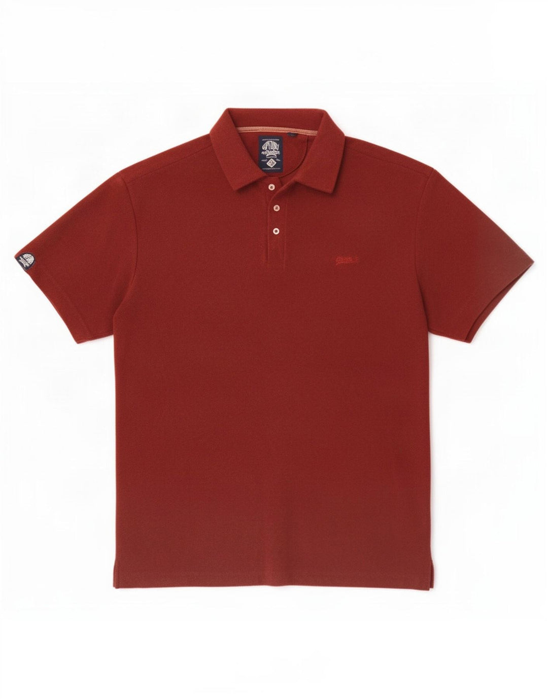 Polo da uomo Superdry XL in cotone marrone