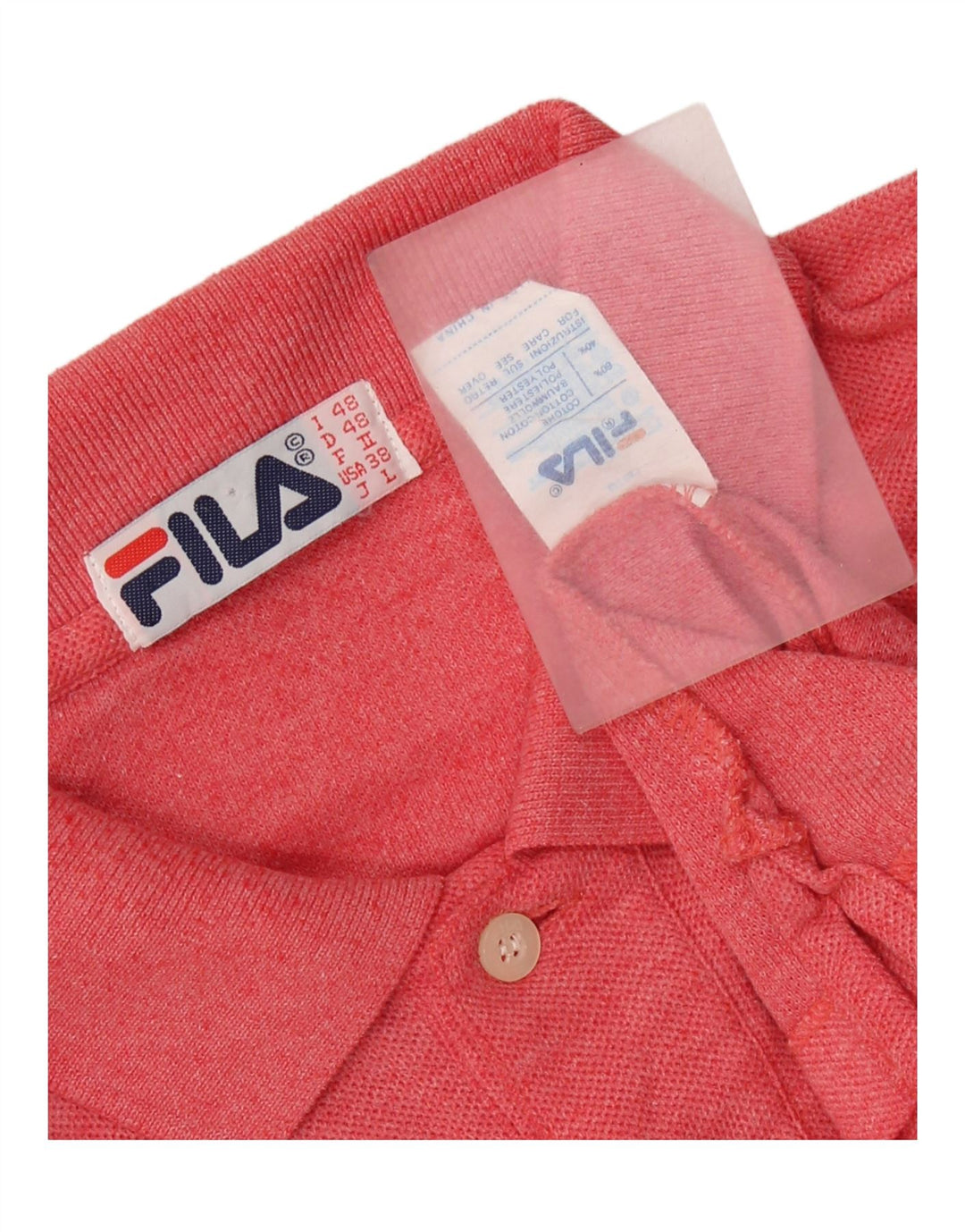 Polo Uomo FILA IT 48 Rosso Medio Cotone
