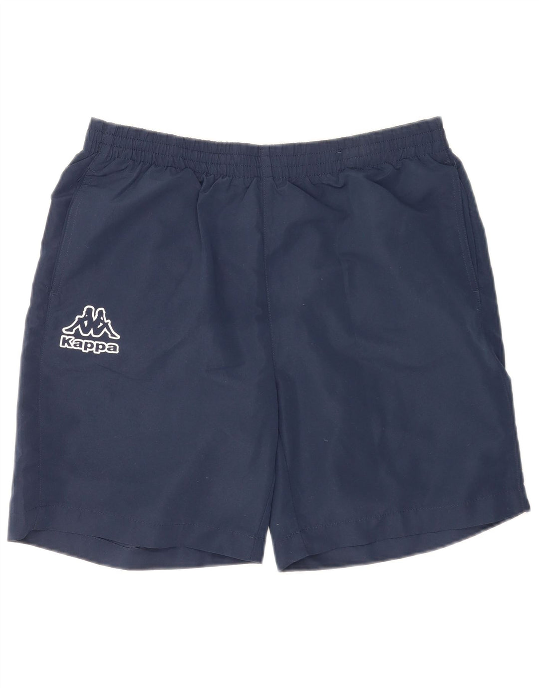 Pantaloncini sportivi da uomo Kappa grandi in poliestere blu navy