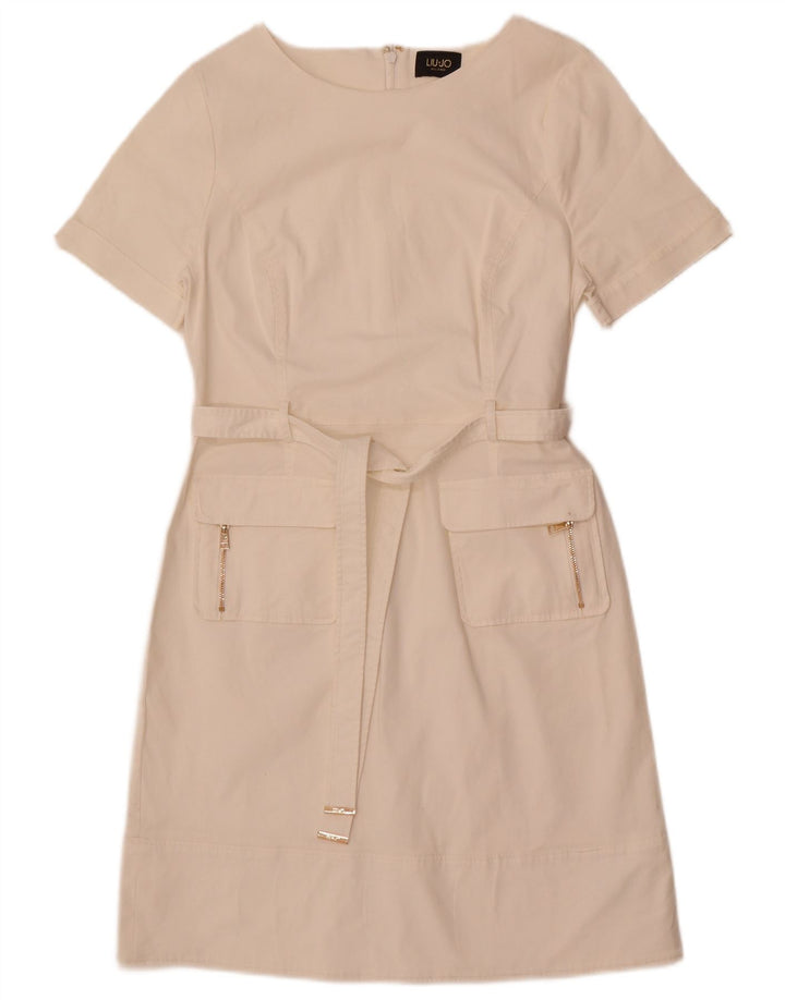 Abito A-Line Donna Liu Jo IT 46 Large Bianco