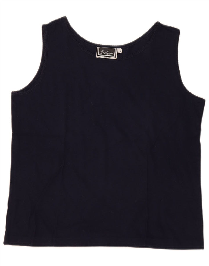 Canotta da donna Luisa Spagnoli UK 10 piccola blu navy