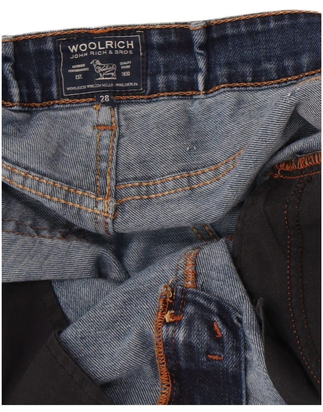 Jeans slim da donna Woolrich W28 L28 Blu