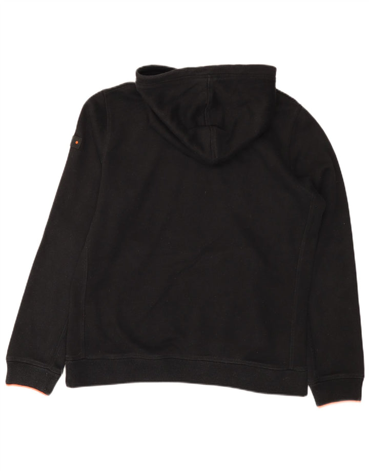 Maglione con cappuccio da uomo Superdry grande nero in poliestere