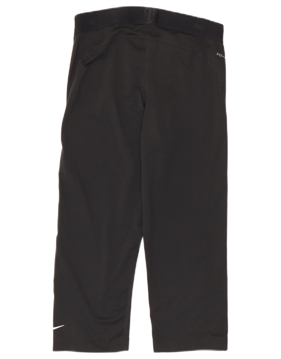 Leggings Nike Dri Fit Graphic Capri da donna UK 12 medio nero poliestere