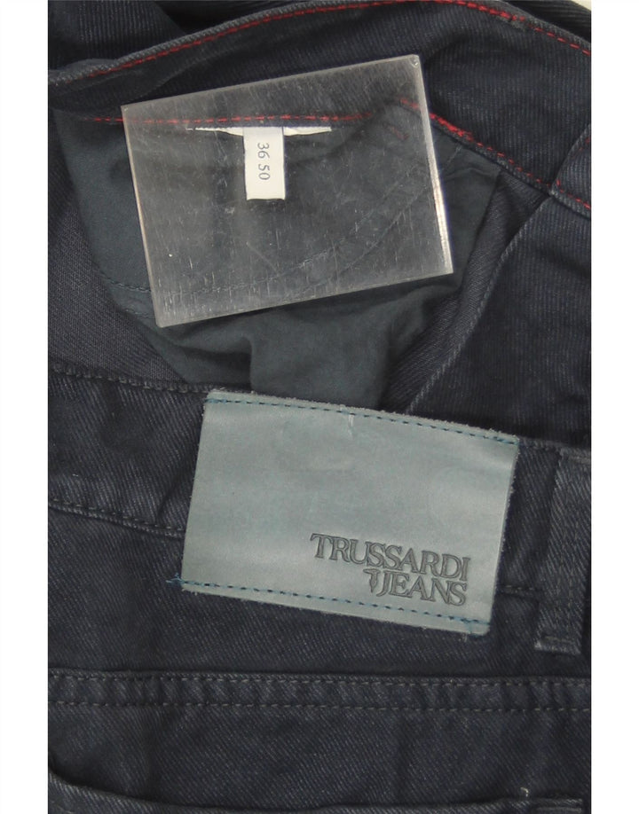 Jeans dritti da uomo Trussardi W36 L31 Blu Navy