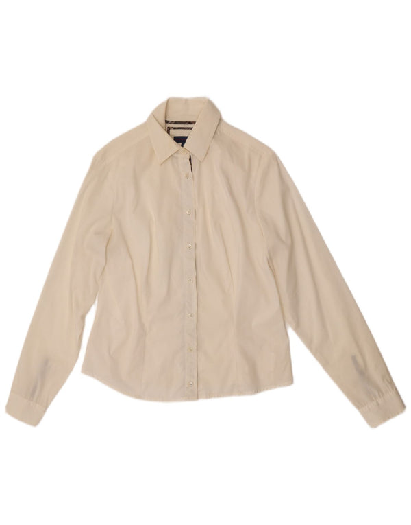 Camicia Trussardi Jeans Donna UK 16 Large Bianco Sporco