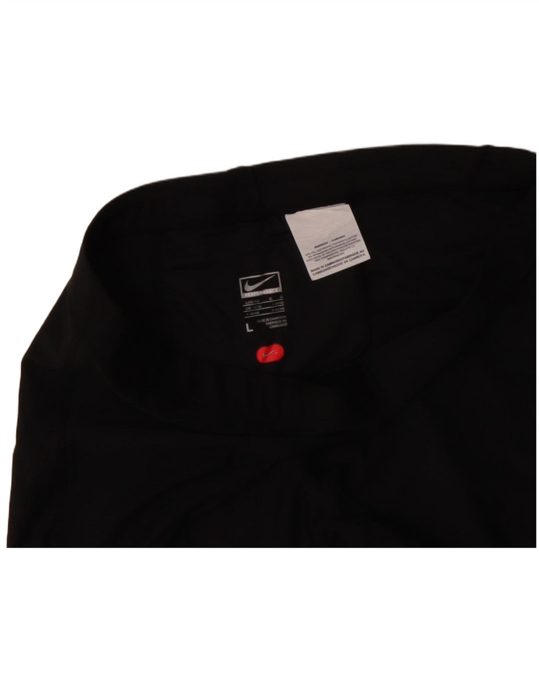 Pantaloncini sportivi NIKE Bermuda da donna UK 14/16 Large Nero Poliestere