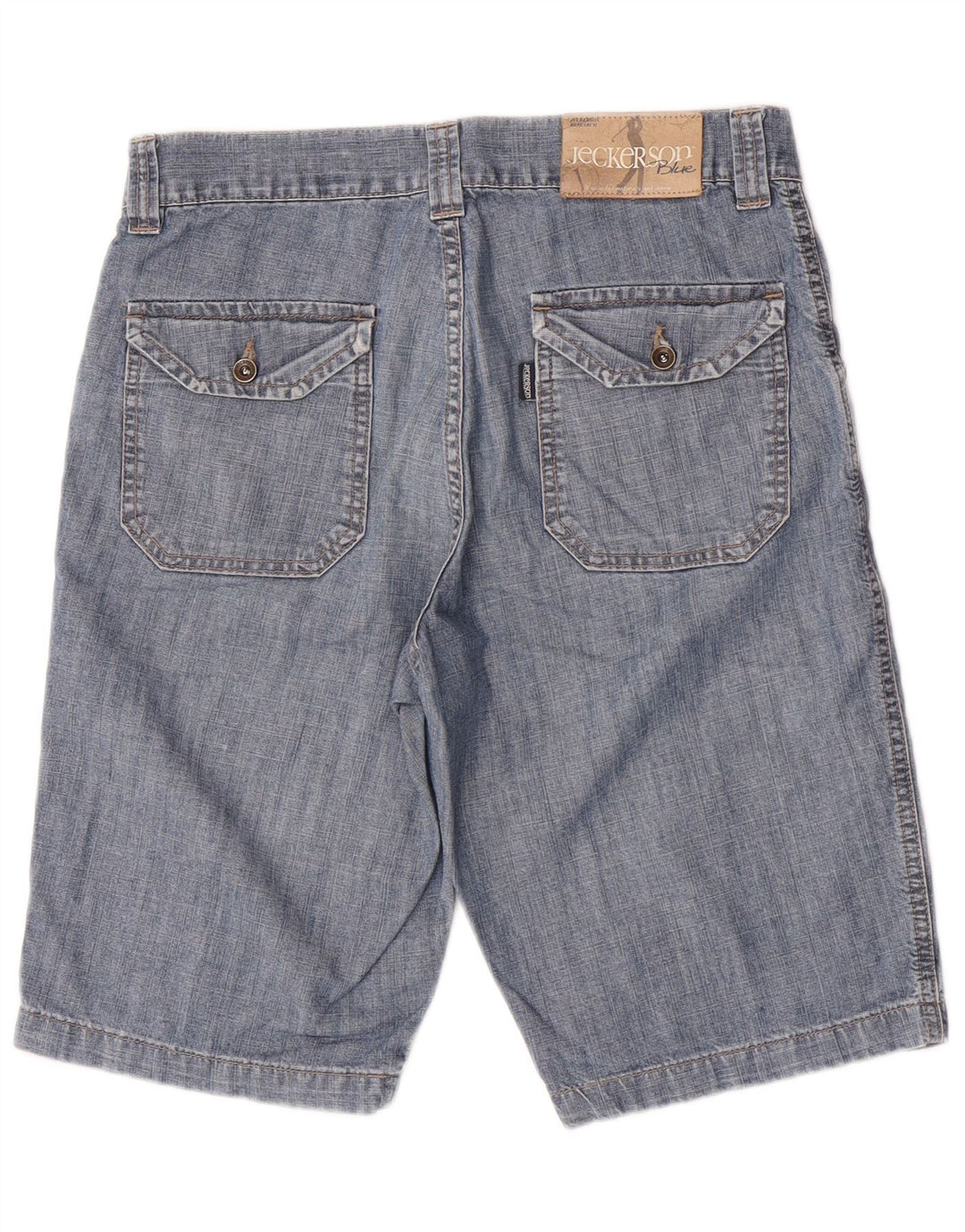 Pantaloncini di jeans da uomo Jeckerson W30 cotone blu medio