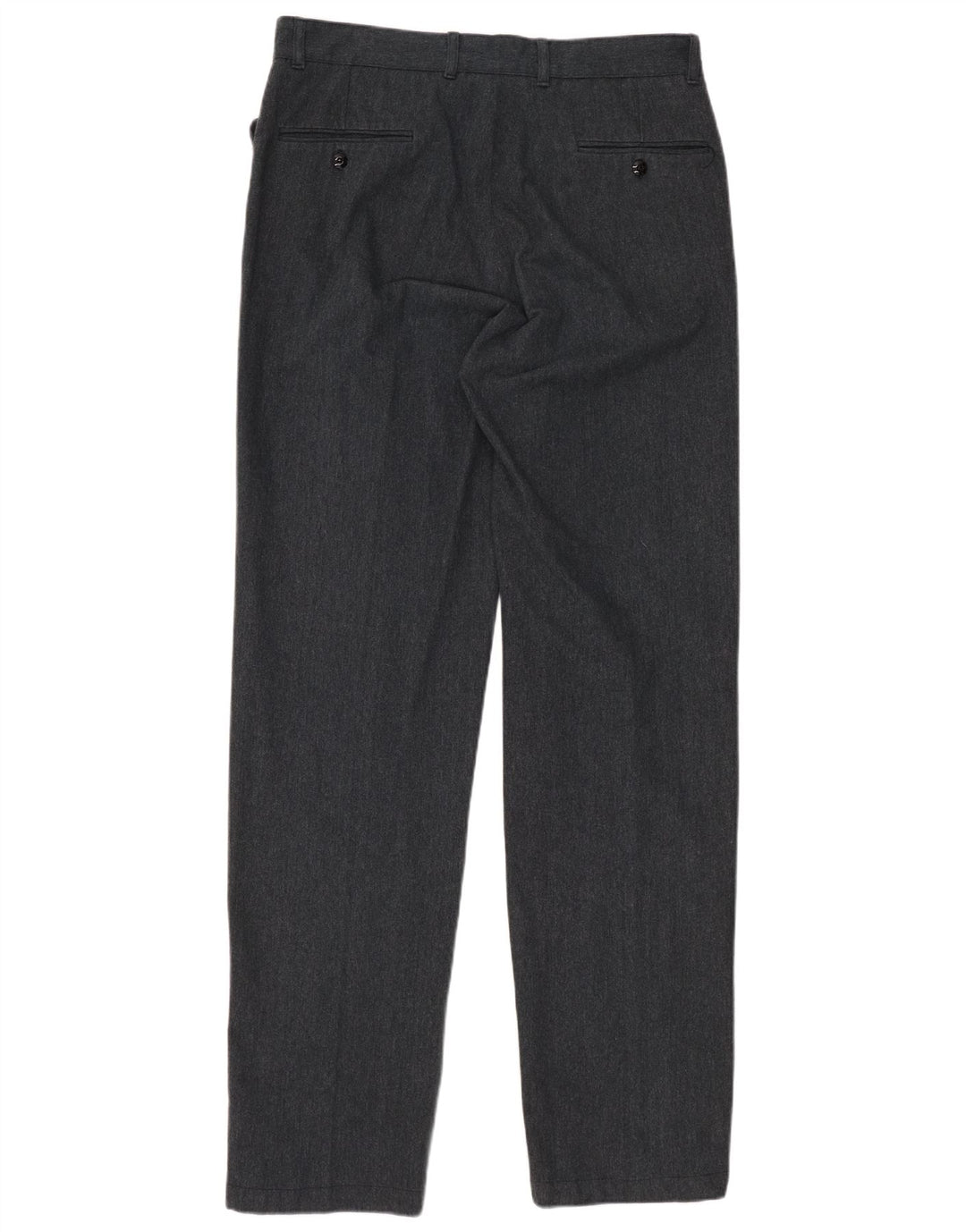 Pantaloni da abito dritti da uomo AVIREX W33 L35 in cotone grigio
