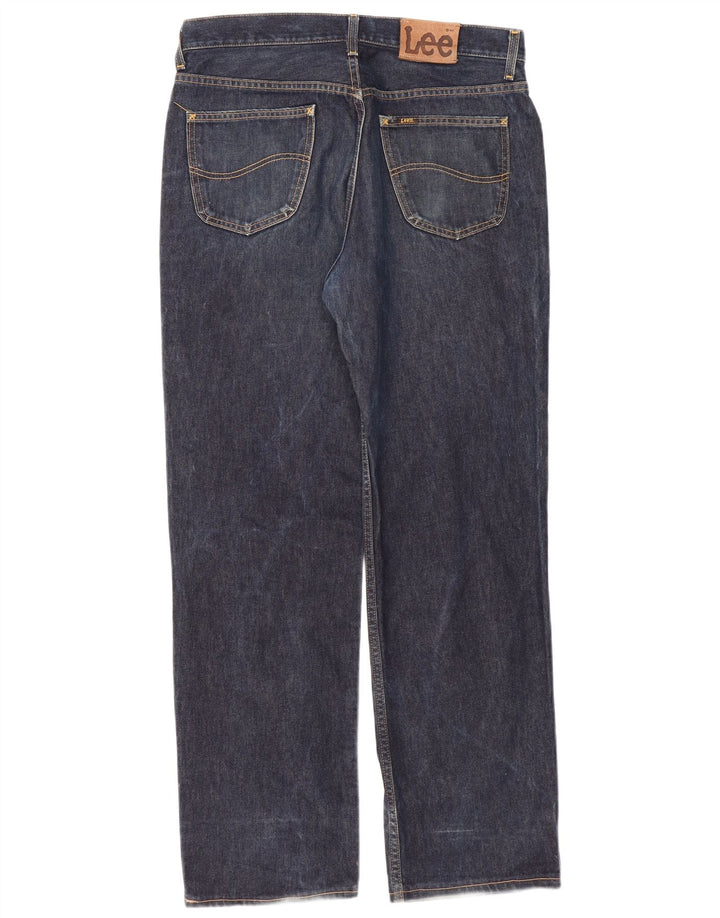 Jeans dritti Chicago da uomo Lee W36 L32 cotone blu navy