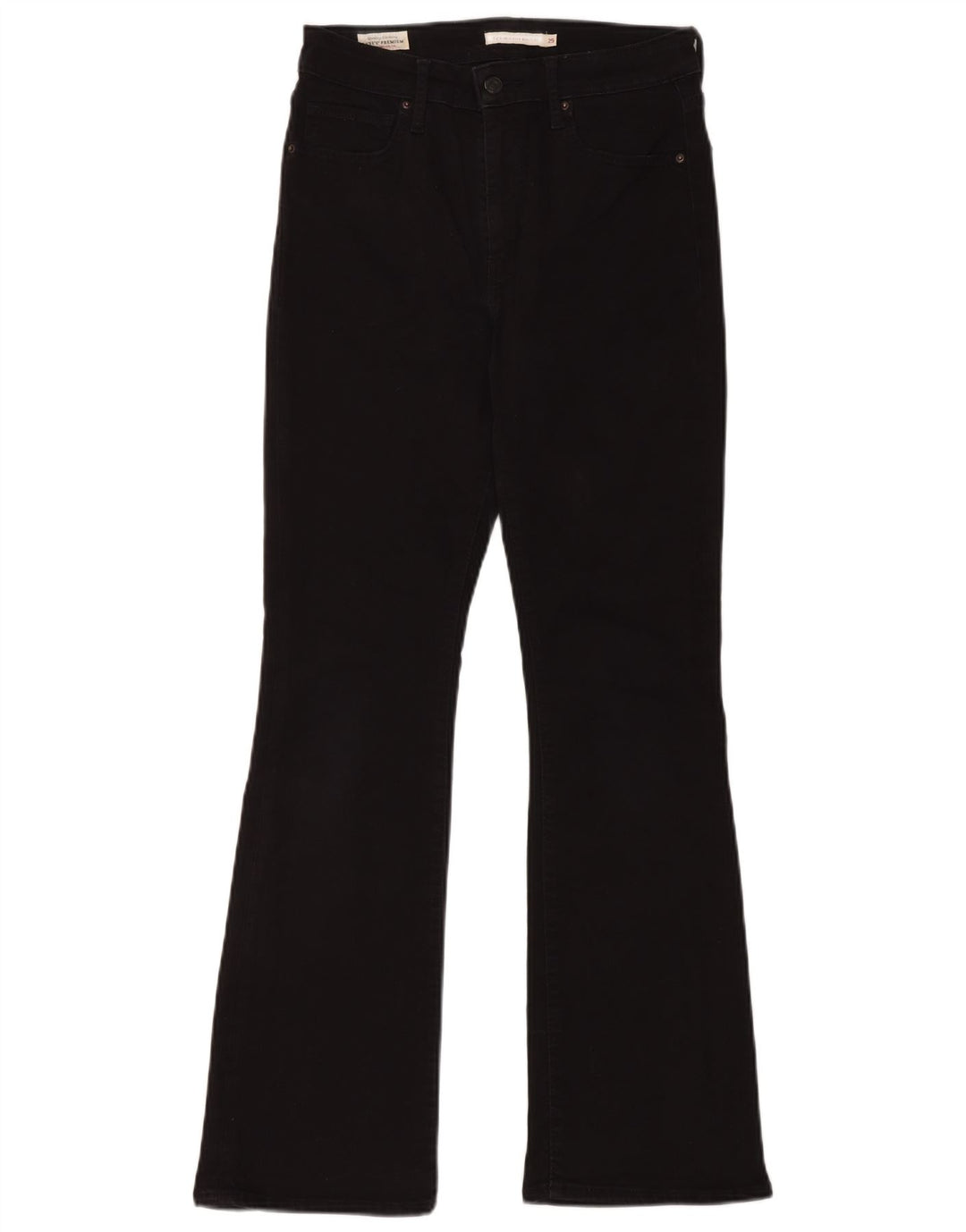 Jeans bootcut da donna LEVI'S a vita alta W29 L30 cotone nero