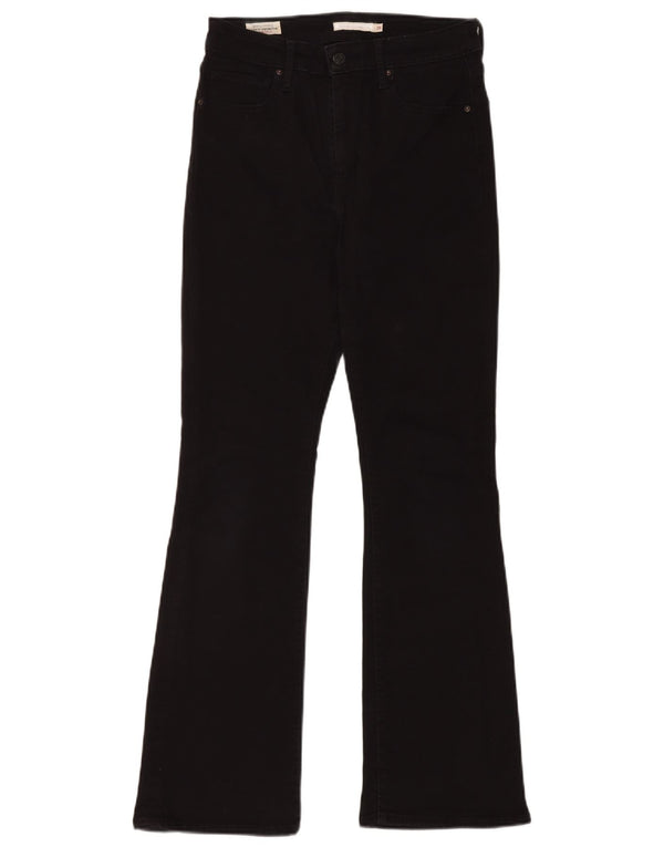 Jeans bootcut da donna LEVI'S a vita alta W29 L30 cotone nero