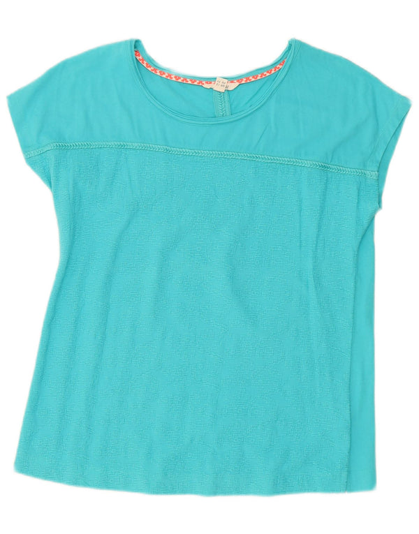 T-shirt da donna White Stuff Top UK 12 Cotone blu medio