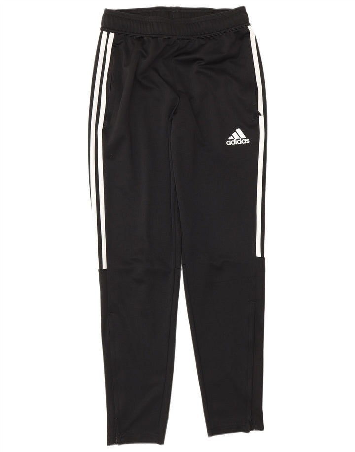Pantaloni da tuta ADIDAS Aeroready da uomo piccoli in poliestere nero