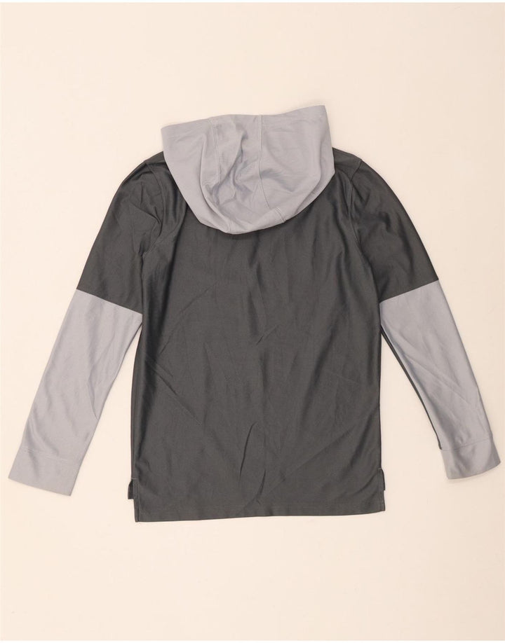 Maglietta Under Armour da ragazzo Heat Gear Graphic manica lunga 9-10 anni grigio medio