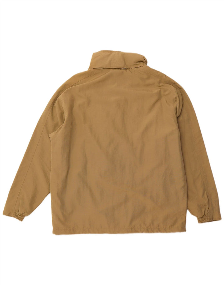 DIADORA Mens Rain Jacket UK 38 Medium Khaki Polyamide